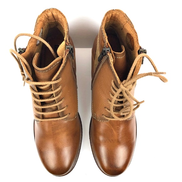 SOLD. PIKOLINOS Zaragoza W9H-876 Leather Ankle Bootie - Brandy - Picture 7 of 13